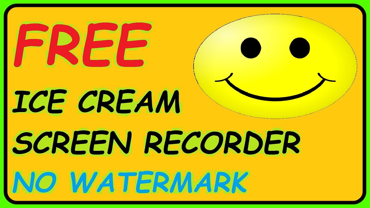 icecream screen recorder audio